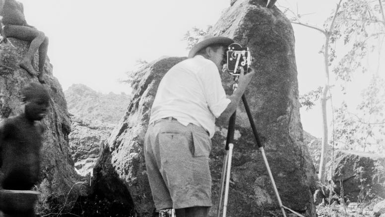 African Mirror - René Gardi filming